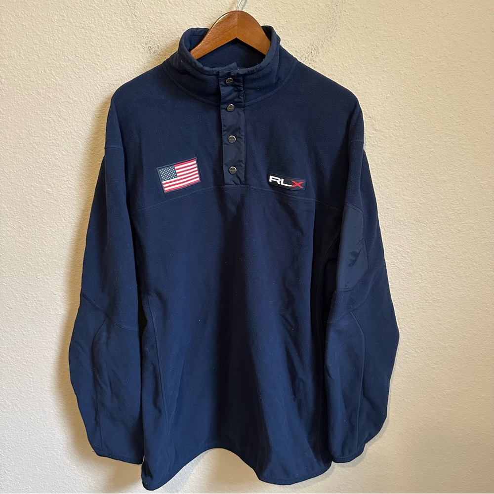 Ralph Lauren RLX Men’s Navy Blue Quarter Zip Pullover